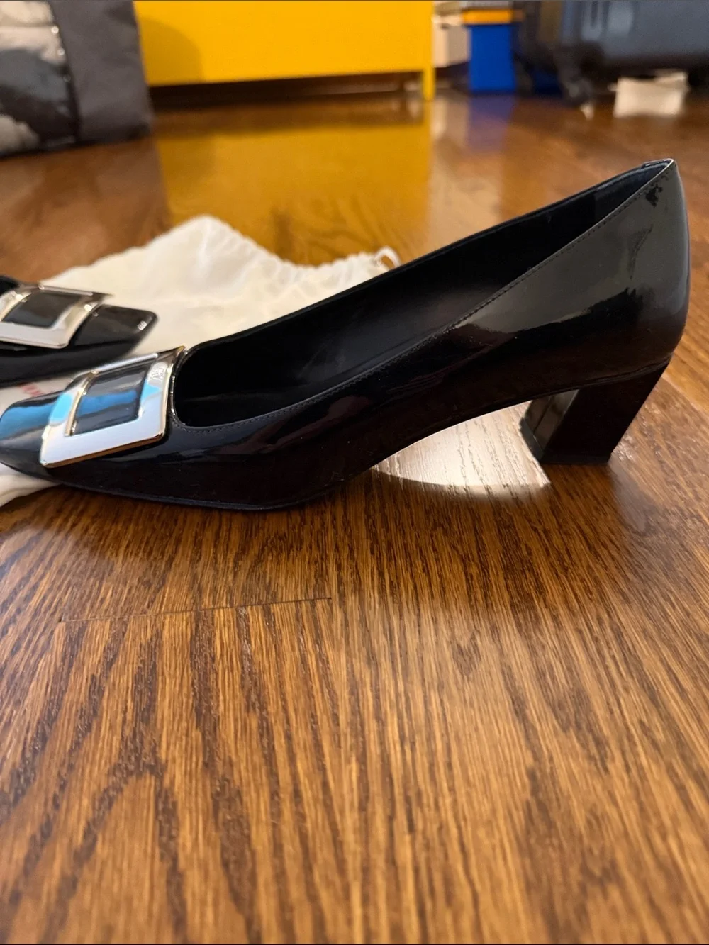 Roger Vivier patent pumps